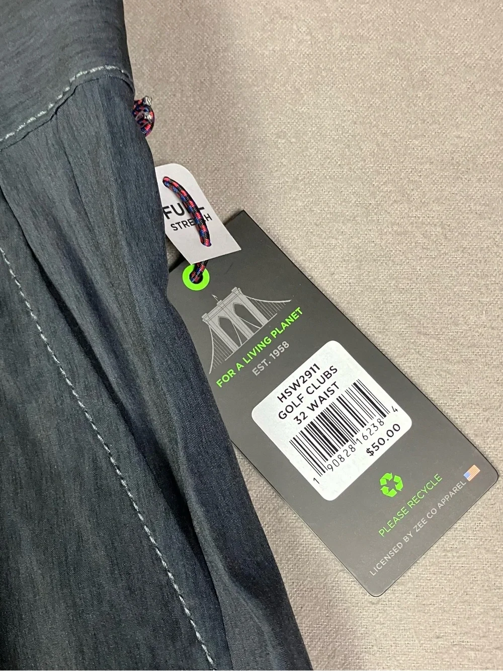 Hawke & Co. Men’s Size 32 Stretch Hybrid Performance Shorts Gray Clubs NWT!